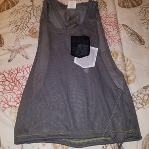 Women's Medium Zumba Grey Tank